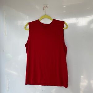 Red tank top